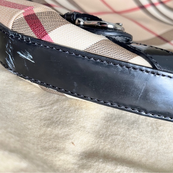 Authentic Burberry Supernova Check Large Larkin Hobo Bag - Picture 9 of 15